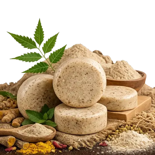 Visha Herbals Nalangu Maavu handmade herbal soap 90 g